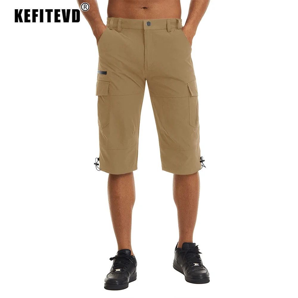 Pantaloncini Cargo da uomo ad asciugatura rapida MAGCOMSEN pantaloncini da pesca da trekking estivi pantaloncini Cargo Multi-tasche  200000343