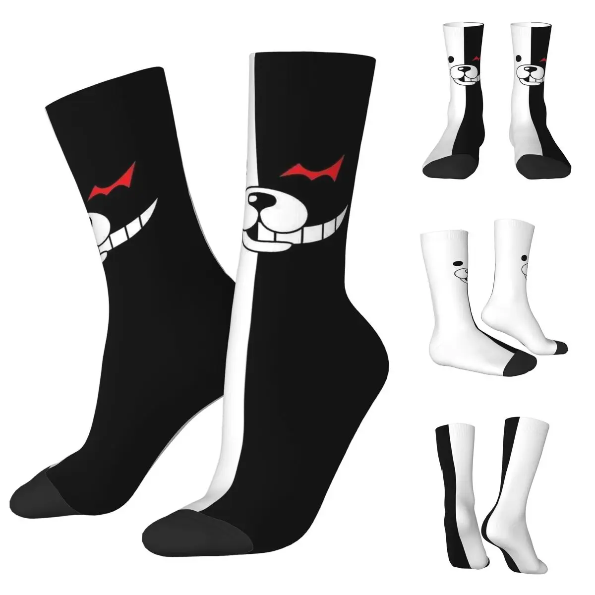 Monster Face Men Women Socks,Motion Beautiful printing Suitable for all seasons Dressing Gifts hkixdiste new h 265 max 4k output cctv nvr 32ch 8mp security video recorder motion detection p2p cctv nvr face detection