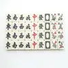 Mini Mahjong Set Miniature Mahjong Tiles Portable Mini Mahjong Game Set for Travel Home Parties Lightweight for On-the-go 6