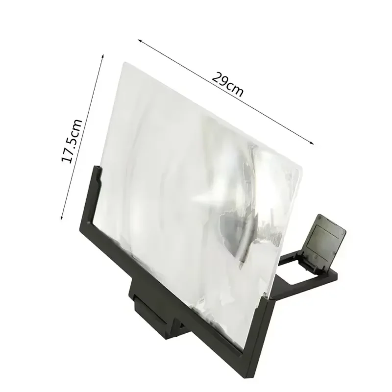 Mobile Phone Screen Amplifier Foldable 3D High-definition Landscape TV Movie Amplifier 14 inch Display Screen Phone Holder Stand
