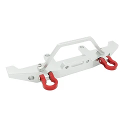 Durable Metal Anti - Collision Front Bumper for Remote Control 4WD Truck (Silver)
