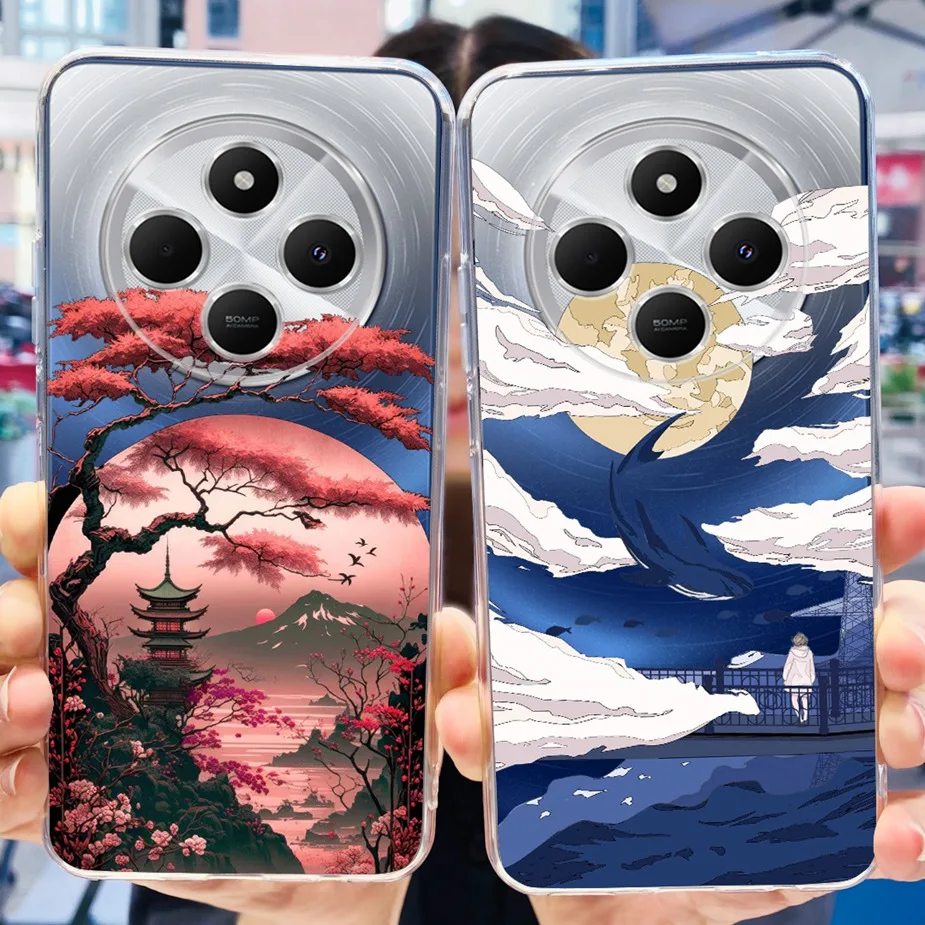 Stylish Painted Soft Silicone Phone Case Cover