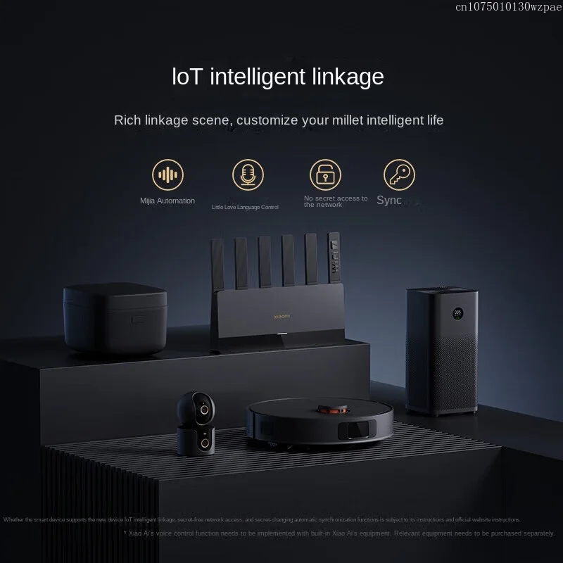 WiFi Router Xiaomi Mijiia Router BE6500 Adaptive Network Port Support WiFi7 Support IPTV Connect