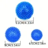 1pc Squeaking Dog Chew Ball, Rubber Teeth Cleaning Toy For Interactive Playtime 2