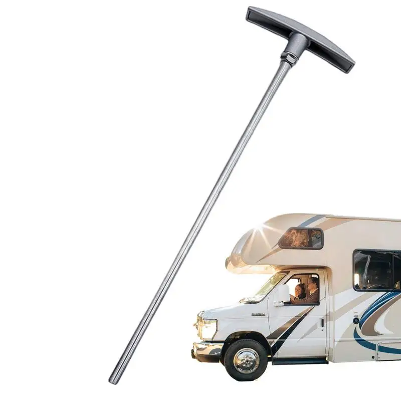 

9-дюймовая удлинительная трубка для отходного клапана RV, сменная ручка из нержавеющей стали, ручка для клапана резервуара, Удлинительный стержень для клапана сточных вод RV