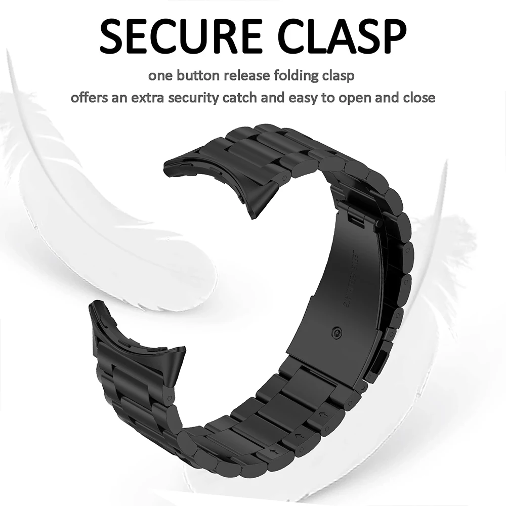 Stainless Steel No Gaps Metal Strap Replacement Bracelet