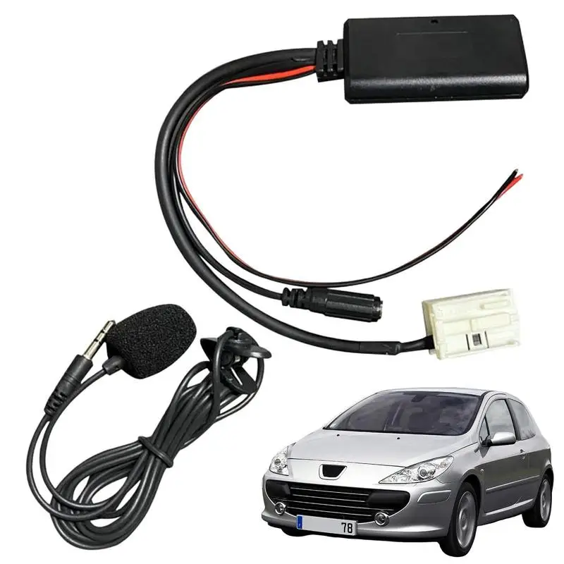 

Wireless Module Audio Adapter Cable 12 Pin Radio Cable ForPeugeot 307 408 508 ForCitroen Sega Stereo Iliary Receiver