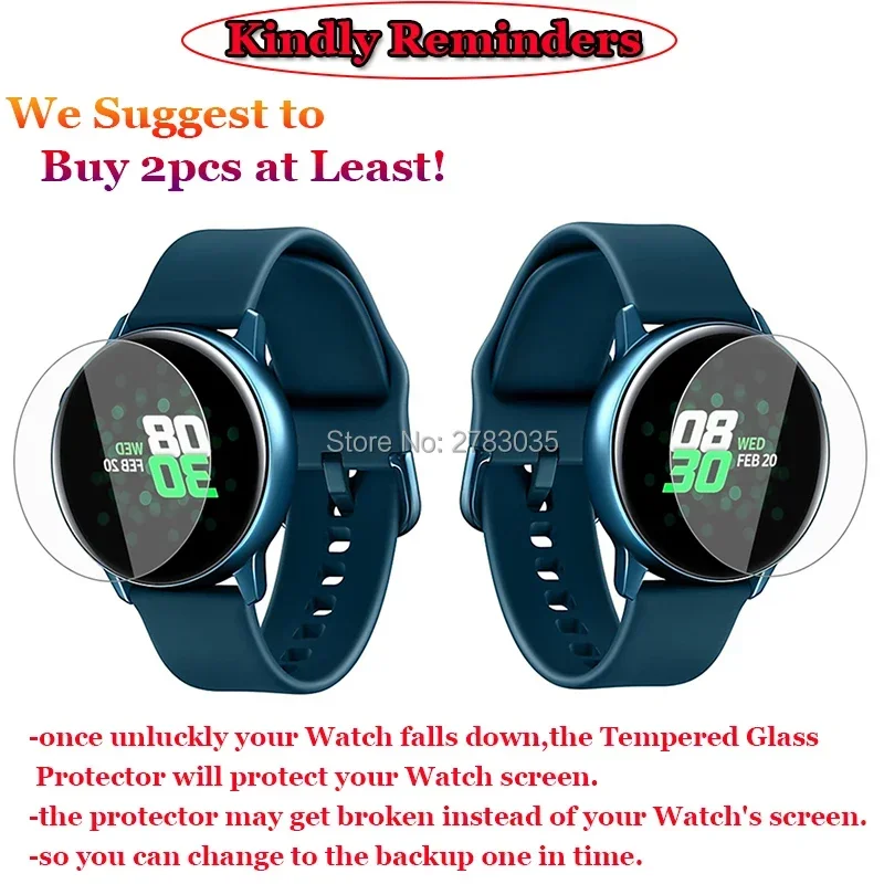 For Suunto RACE SmartWatch Ultra Slim Clear / Anti Purple Light 2.5D 9H Tough Tempered Glass Guard Film Screen Protector