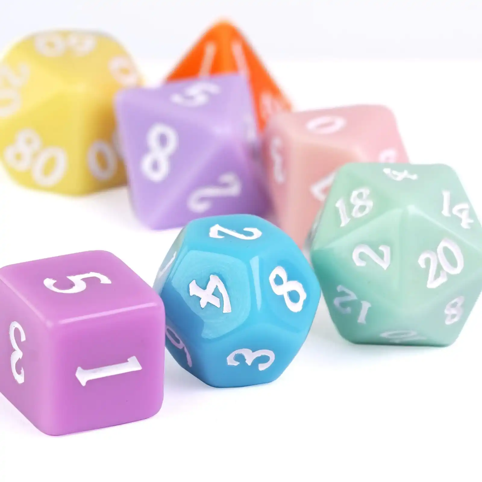 Set 7 Dadi Poliedrici Misti HD Dice &ndash; Oro E Argento Con Sacchetto &ndash; Per D&amp;D E RPG