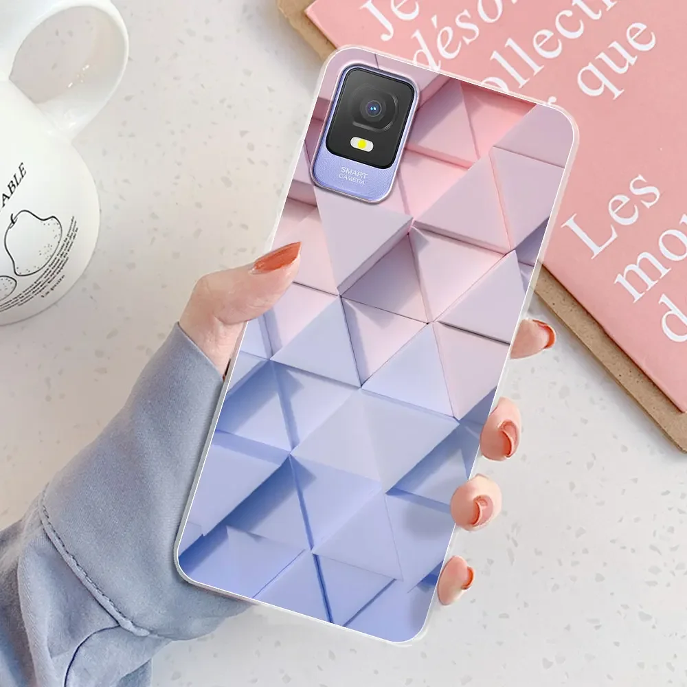 Marble Clear Soft Silicone TPU Protective Phone Cover – 6.0 Inch Enhanced Protection