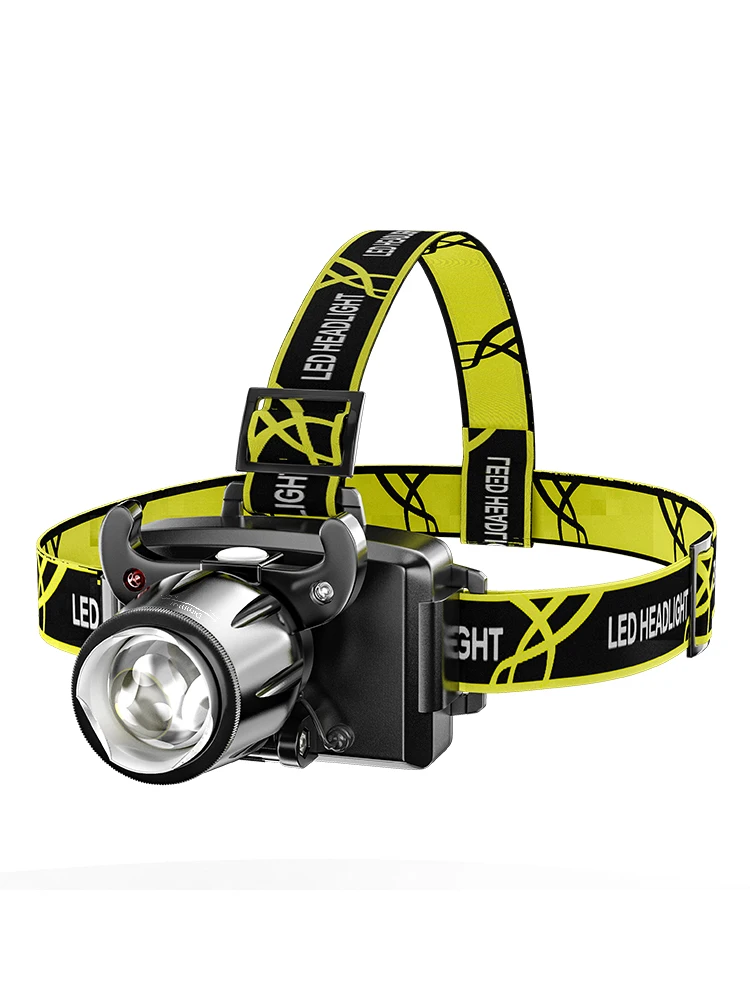 

Wide Beam Led Headlamp Battery Powered Waterproof Fishing Lantern Powerful Rechargeable Hunting Taschenlampe Outdoor Tools Lamp