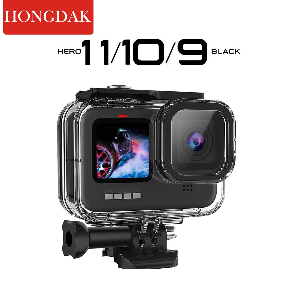 GoPro Hero 11 10 9 Black Case Waterproof 60M Diving For Go Pro 9 10 GoPro9 Dive Cover Accessories - AliExpress