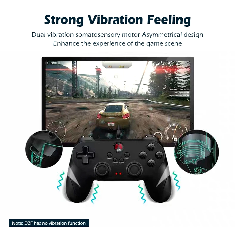 BETOP D2E Wired Gamepad for PS4/PS3/PC/TV Box/Steam/Super Console