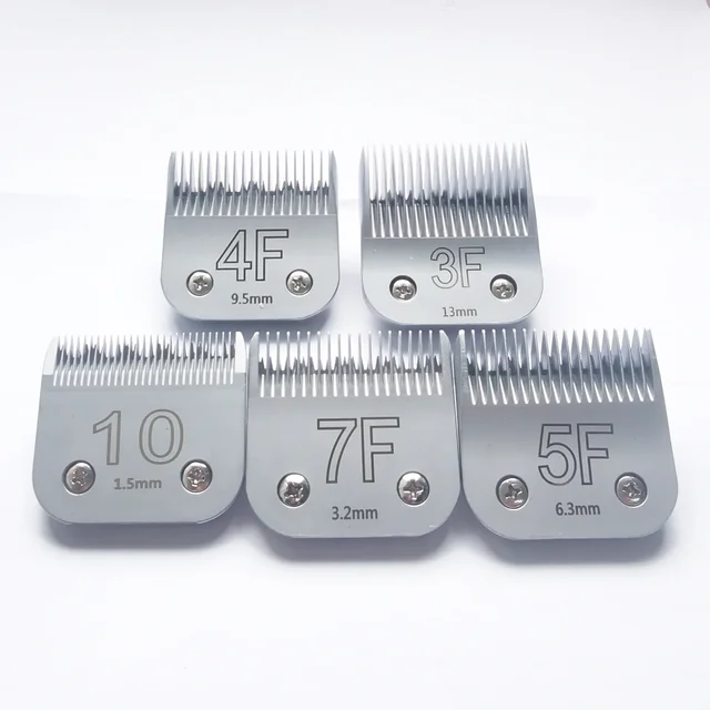 10#，30#，40#，3F，4F，5F，7F A5 Blade Fit For Andis & Oster &  Moser & Wahl KM10 Series Pet Grooming Dog clipper Trimmer 2