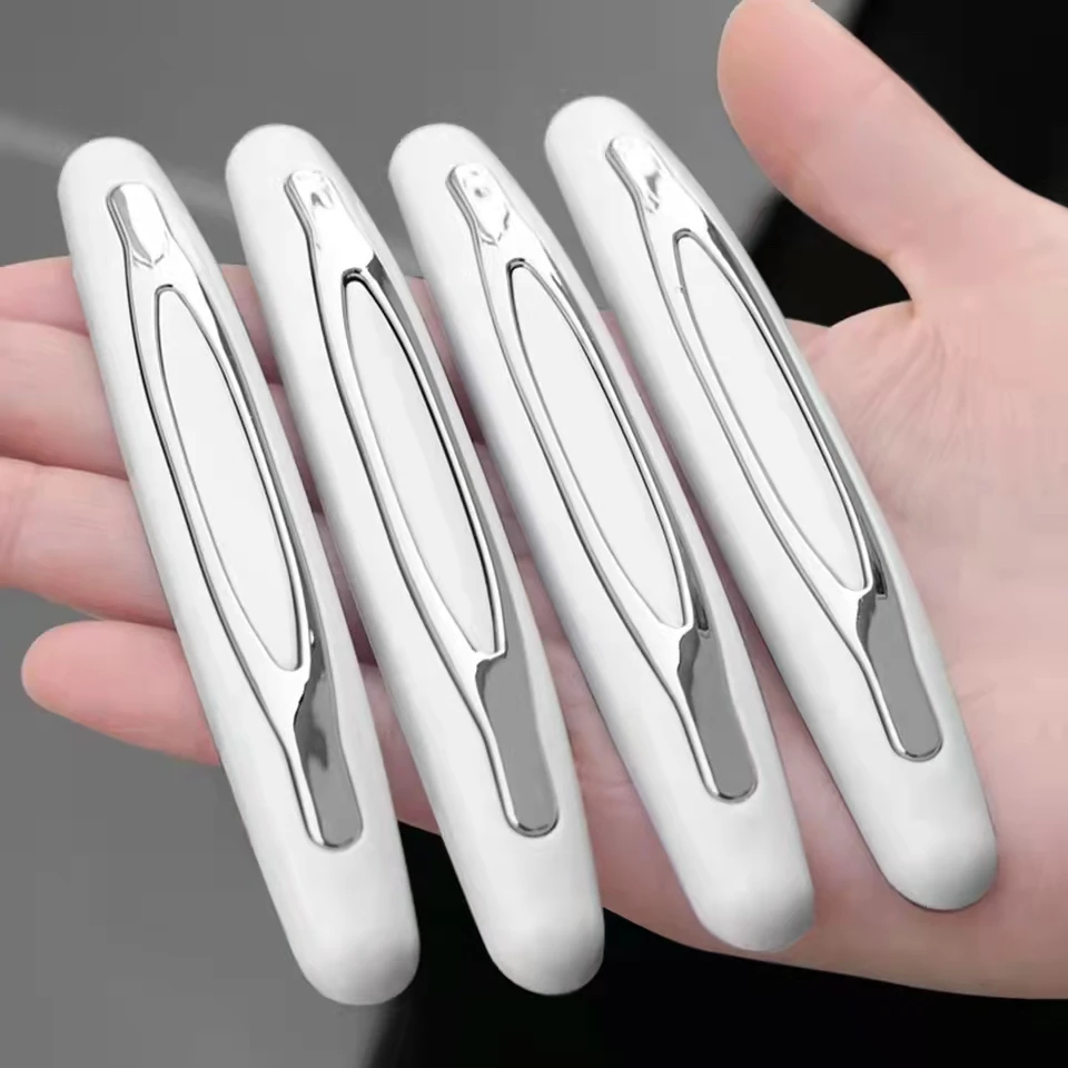 4Pcs Car Door Protector Guard Strip Scratch Protector Car Rubber Bumper Stickers Auto Door Edge Protection Car Decoration