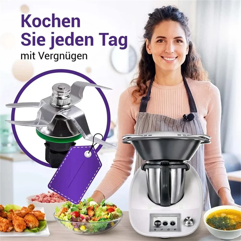 Thermomix Vorwerk TM5 푸드 프로세서용 교체 블레이드, TM5 TM6 용 믹싱 나이프 액세서리