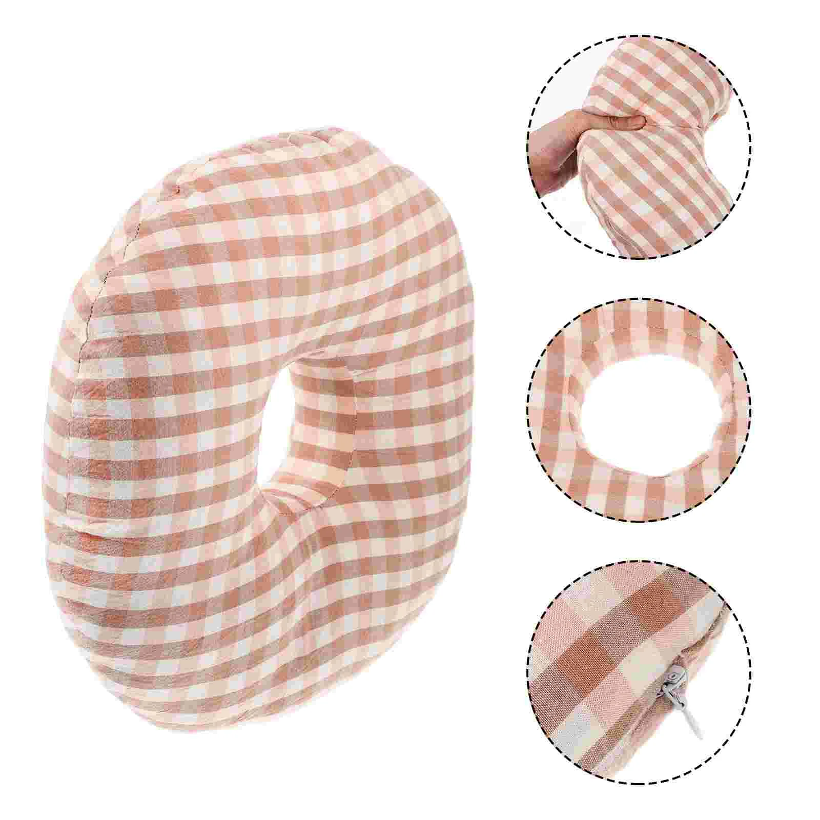 

Single Hole Ear Pillow Office Decor Comfortable Sleep with Care Practical Fiber Decorative Side