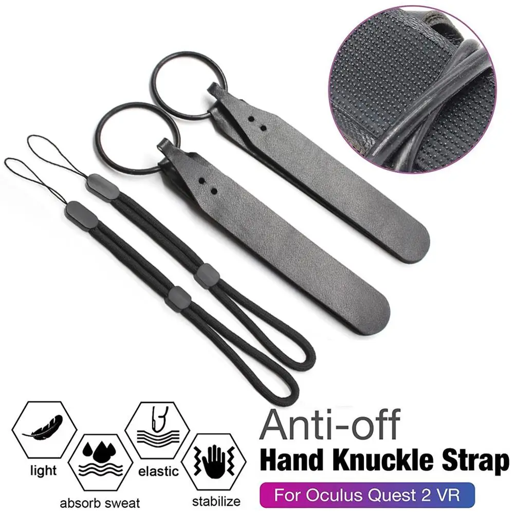 Anti Drop Handle Straps Knuckle Straps with Wrist Straps Compatible For Oculus 2 VR Anti Drop Hand Grip Accessories Tool