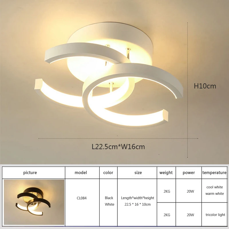 Modern LED Ceiling Lamps For Living Room Bedroom Aisle Corridor Surface Mounted Ceiling Lights Balcony Decor Lighting Fixtures led ceiling light ceiling light