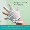 Prevent Hand Sucking Gadgets Middle Index Finger Children Stop Eating Finger Corrector Breathable Thin  Anti-Scratch Face Glove 6