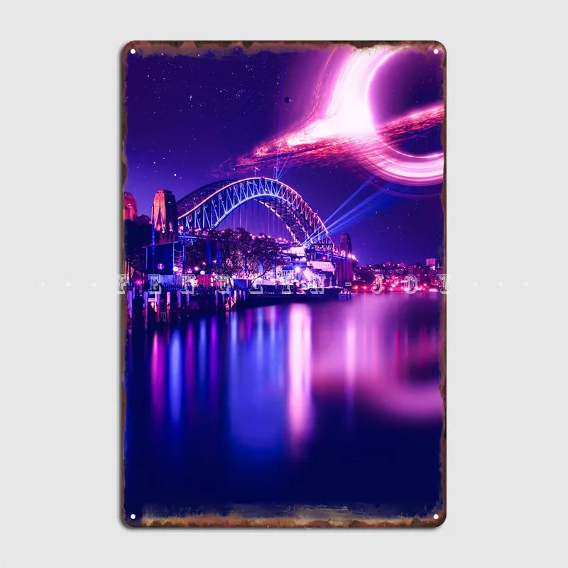 

Металлический знак для моста, создайте искусственное украшение для гаража, плакаты