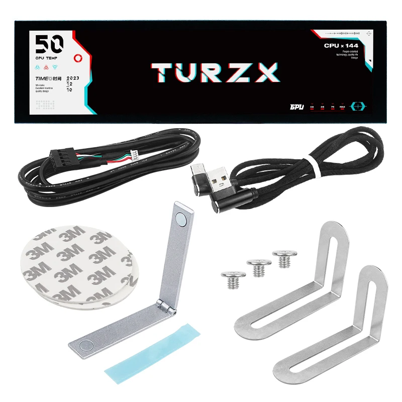 Ips tipo c Tela Secundária Usb-c Interface Monitoramento do Computador Cpu Gpu Ram Display Tela Inteligente Não há Necessidade Aida64 88 - Imagem 3