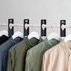 40 Pack Rectangular Plastic Clothing Size Closet Rack Dividers Hangers, Preprinted In 8 Sizes 3