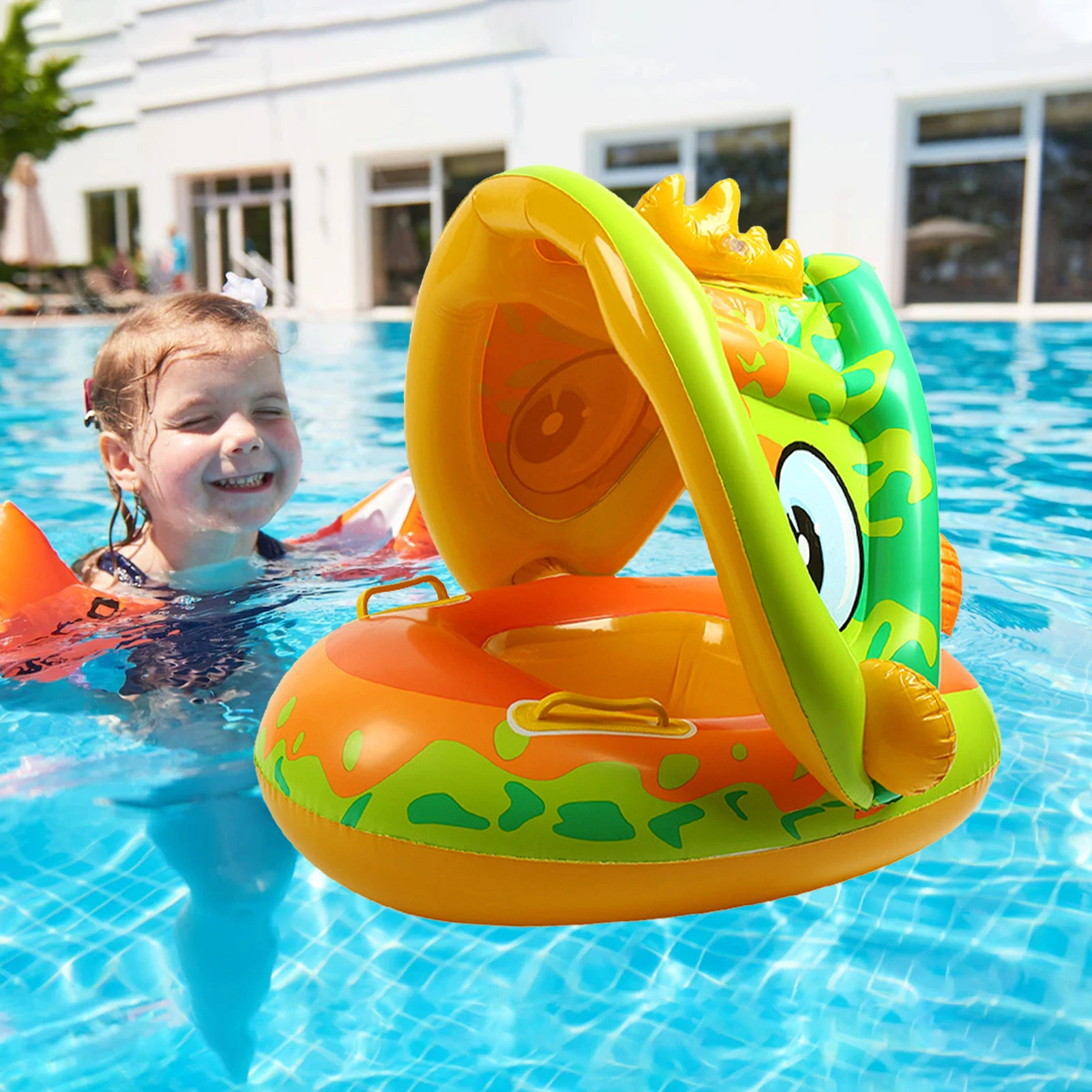 Aircraft Shaped Baby Swimming Float Boat Inflatable Pool Float With