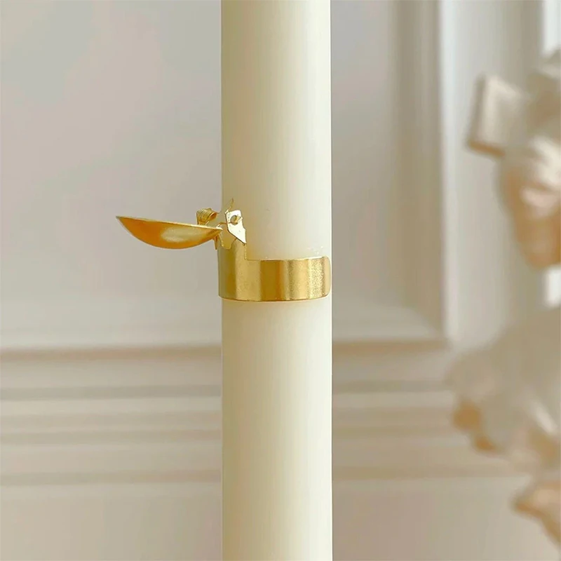 Candela Accessori Antincendio Automatici Oro Argento Candela Snuffer Fiamma Sicuro Stoppino Fiamma Clip Estintore Decorazioni Per La Casa