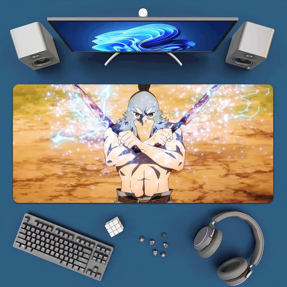 bilibili Anime Shangri-La Frontier Mousepad Office Large Mouse Mat Keyboard Mats Rubber PC Computer Game Big Anti-slip Mice Mat 5