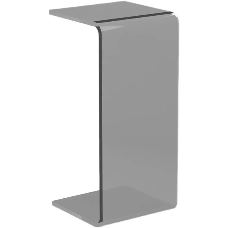 IHOME Acrylic Sofa Small Side Table Simple Modern Living Room Special-shaped Tea Table Transparent Corner side end table