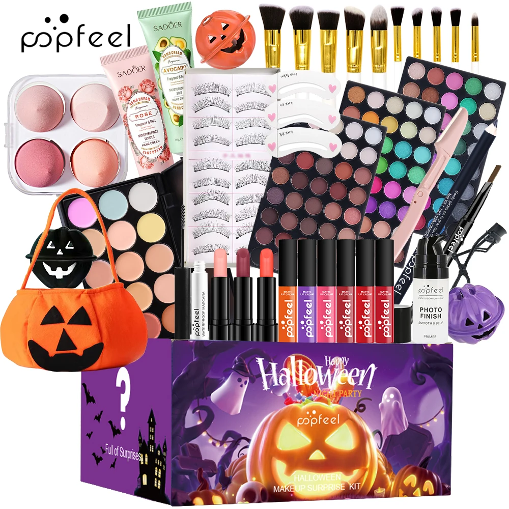 POPFEEL All In One Makeup Kit, Makeup Gift Set, Makeup Kit for Women Full Kit, Eyeshadow Palette, Halloween Gift For Girls Teens 2