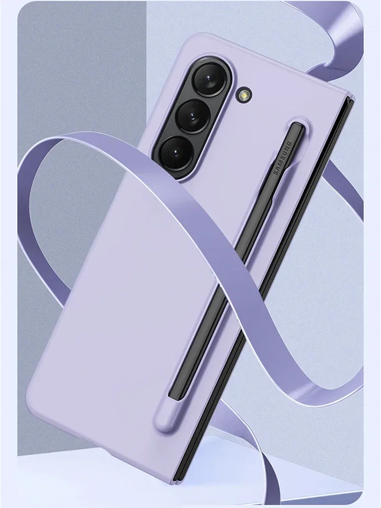Luxury Skin Feel Slim Case with Stylus Pen Slot and Shockproof Protection
