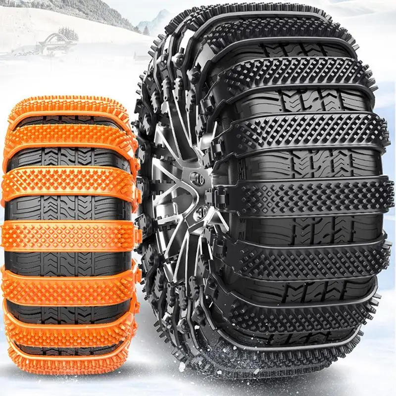 

Car Winter Antiskid Snow Chains Tire Wheels Chains Winter Outdoor Snow Tire Emergency Anti Skid Chains Driving Security Supplies