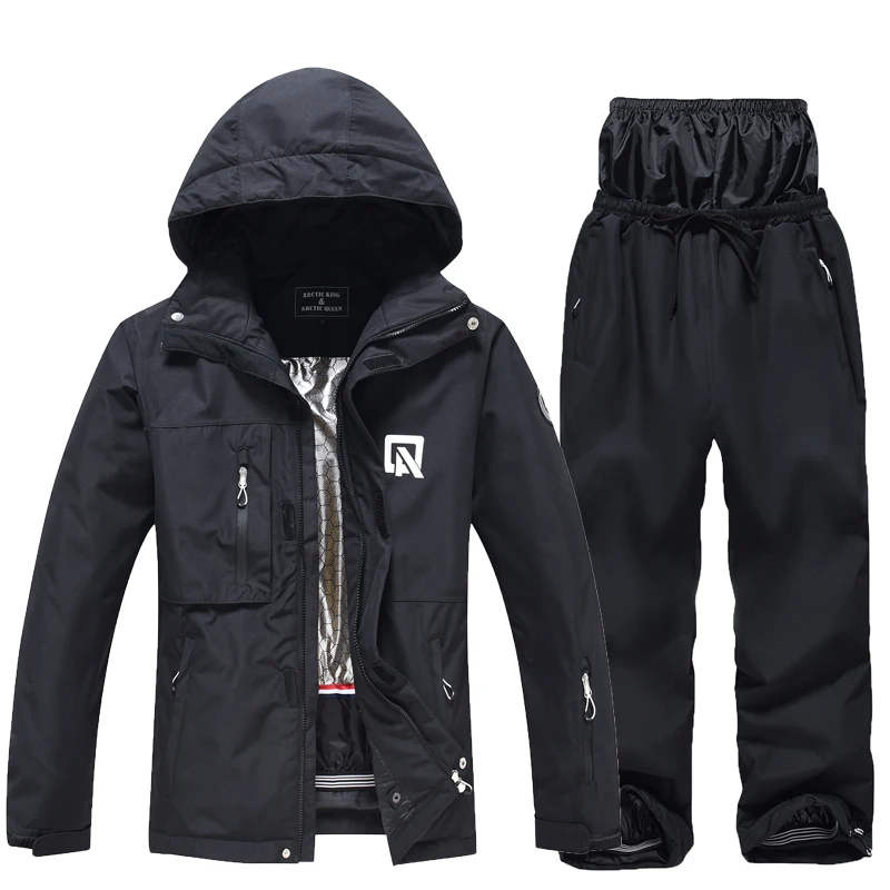 Snow Suit Wear for Men and Women Waterproof Winter Trousers Skiing and Snowboard Overalls Winter Clothing Jacket Pant ski jumpsuit