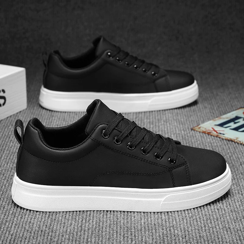 Casual Sneakers Solid Color Men Artificial PU