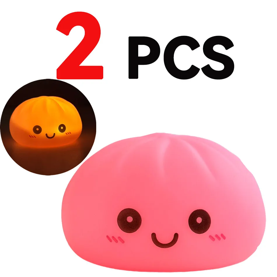 Colorful LED Glowing Dumpling Mood Décor – A Sweet Gift