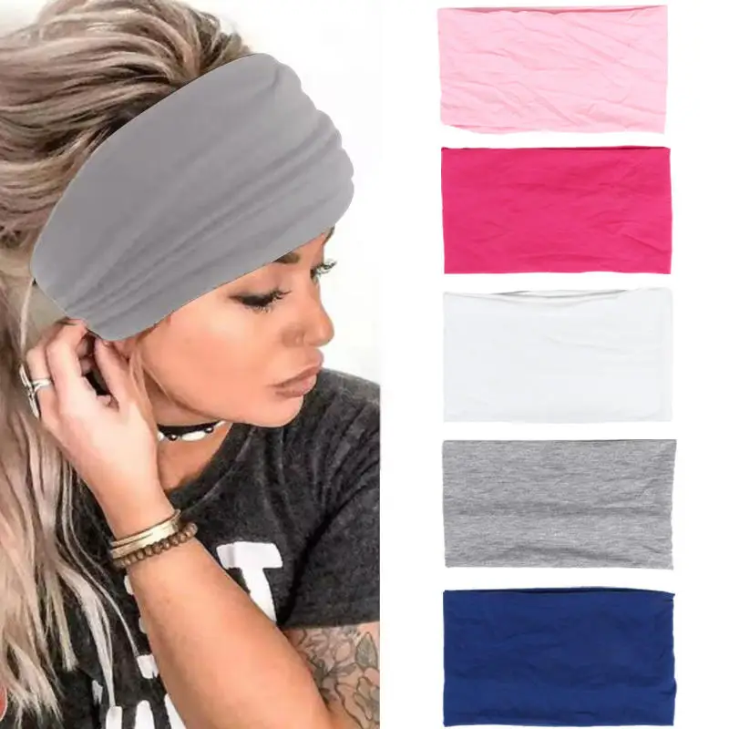 Boho Chic Stretch Headbands for Women - Stylish and Versatile Hair Accessory