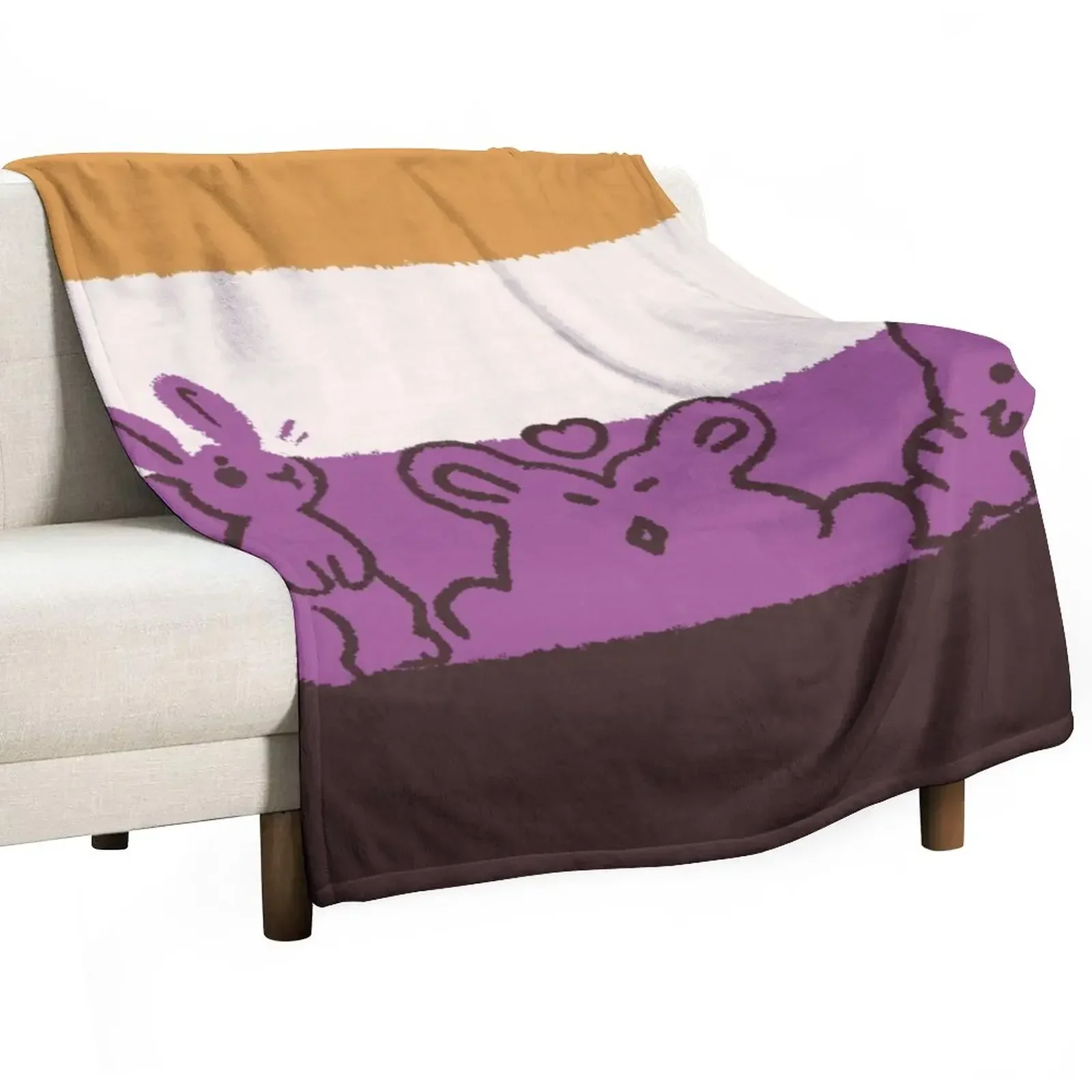 

NB Flag Bunnies Throw Blanket Extra Large Throw Luxury Thicken Kid'S Blankets