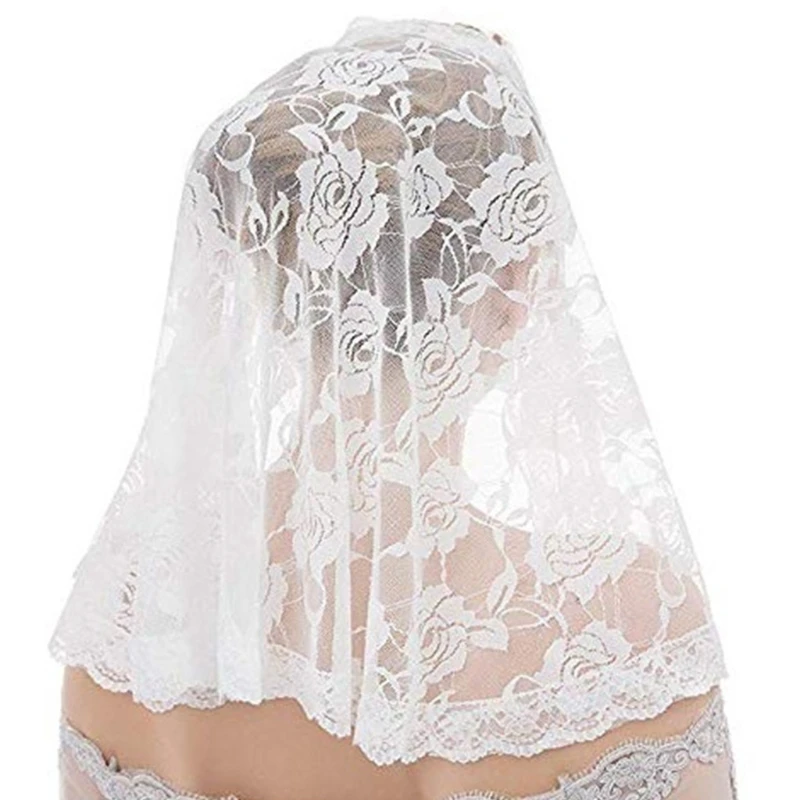 

Lace Mantilla Catholic Veil Head Covering Latin Mass Church Blankets 2025
