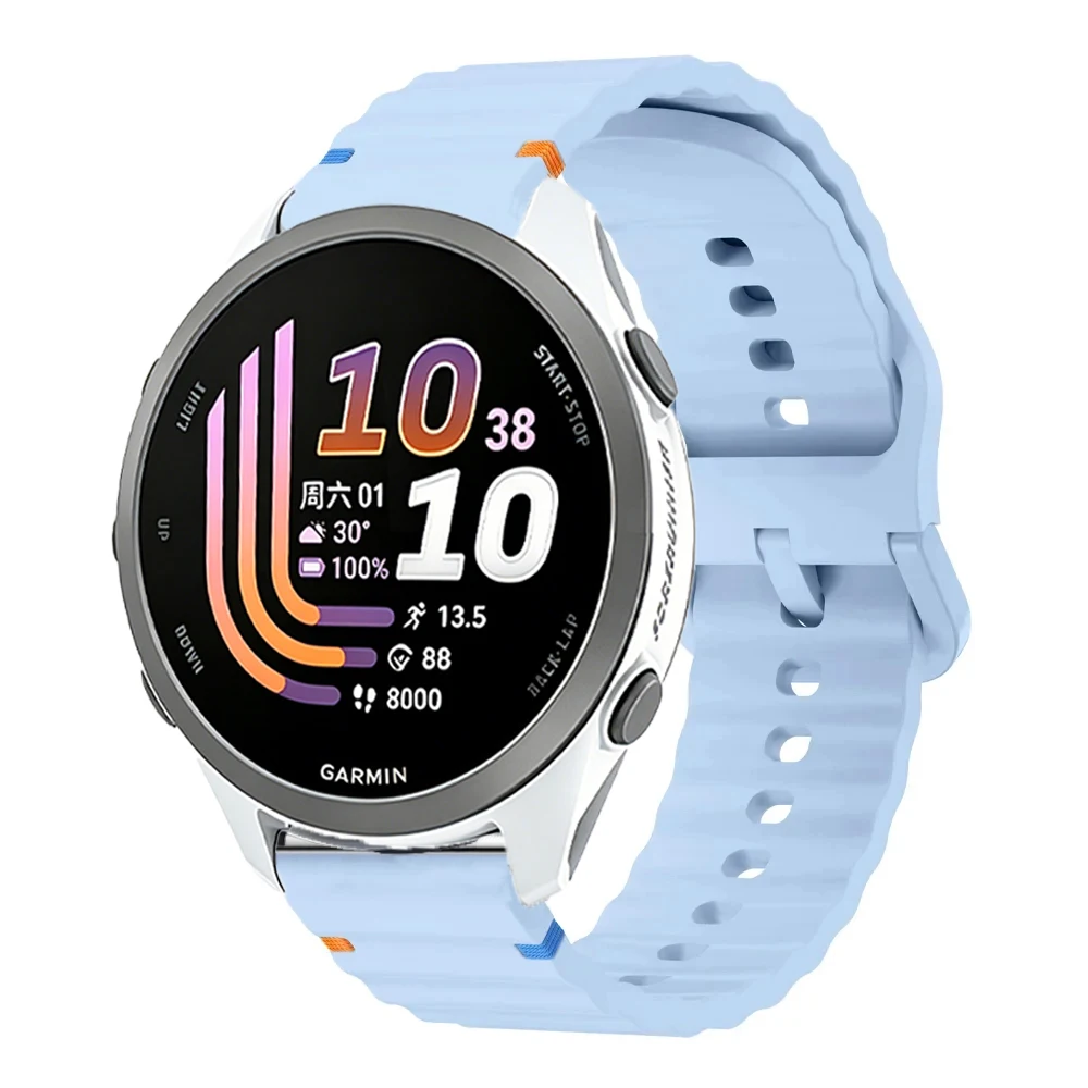 Soft Silicone Strap in 18mm, 20mm, and 22mm Sizes - Versatile and Comfortable Wristband