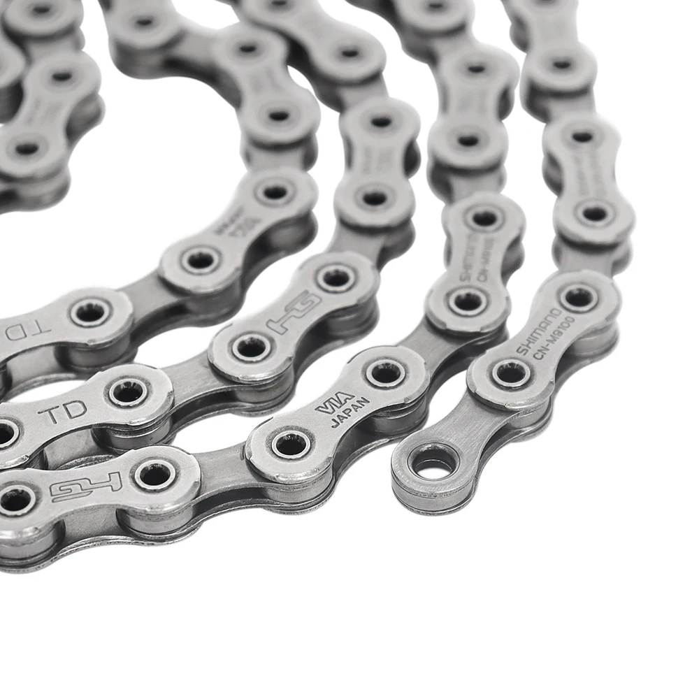 Bicycle Chains Bicycle Chain SHIMANO XTR CN-M9100-12 12 Speed MTB Bike Chain 126 Links with Quick-Link HG Chain for Mountain Bike Original Bicycle Parts