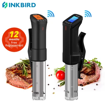 INKBIRD EU 플러그 진공 수비드 쿠커, 정확한 침수 순환기, WI-FI 제어, 1000W 히터, 정확한 온도