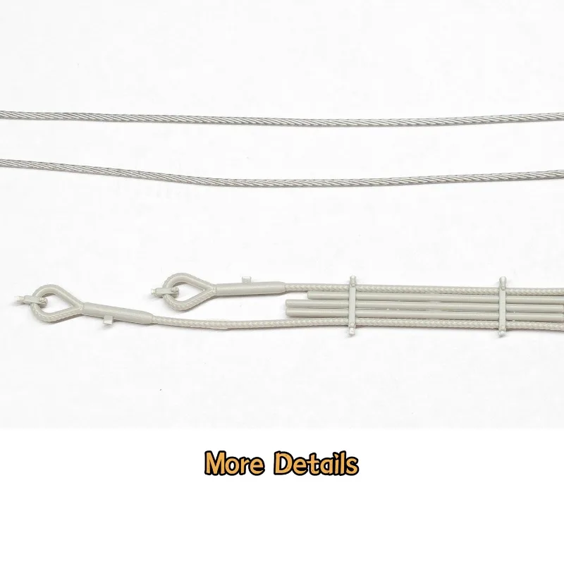 LIANG-0450 0.4mm-1.2mmx1m 소프트 토우 케이블 성형 가능한 디테일 조립 모델용 수정 부품 DIY 액세서리
