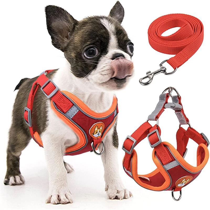 Reflective No-Pull Pet Harness Adjustable Pet Vest with Metal Leash Hook and Non-Slip Handle for Walking Outdoor for Small Medium Large Dogs SKYMEE Dog Harness 