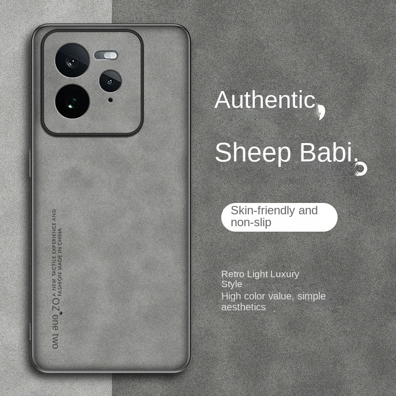 Shockproof PU Leather Skin Matte Hard Back Cover