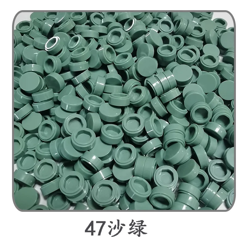 500-Piece Round Tile Set for Mosaic Art and Creative Building