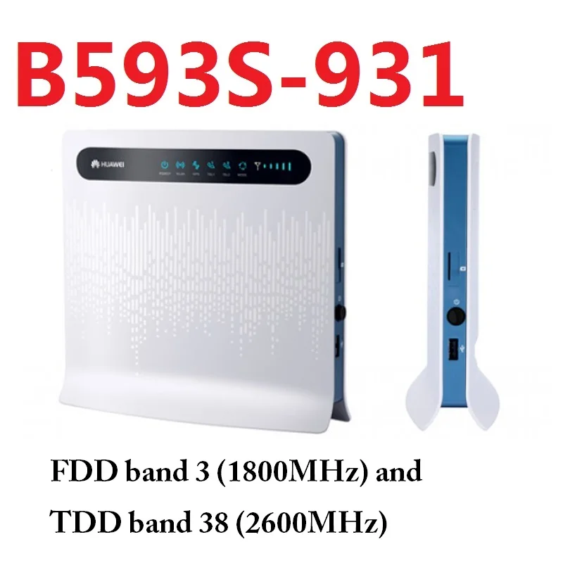 Wi Fi Router Huawei B593 B593S-931 4G Industrial Support 4G LTE TDD FDD 800/900/1800/2100/2600 MHz