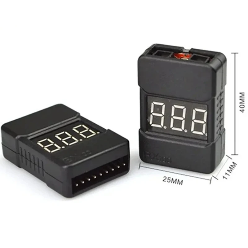 RC 1-8s Lipo Battery Voltage Tester Low Voltage Buzzer Alarm Voltage Checker