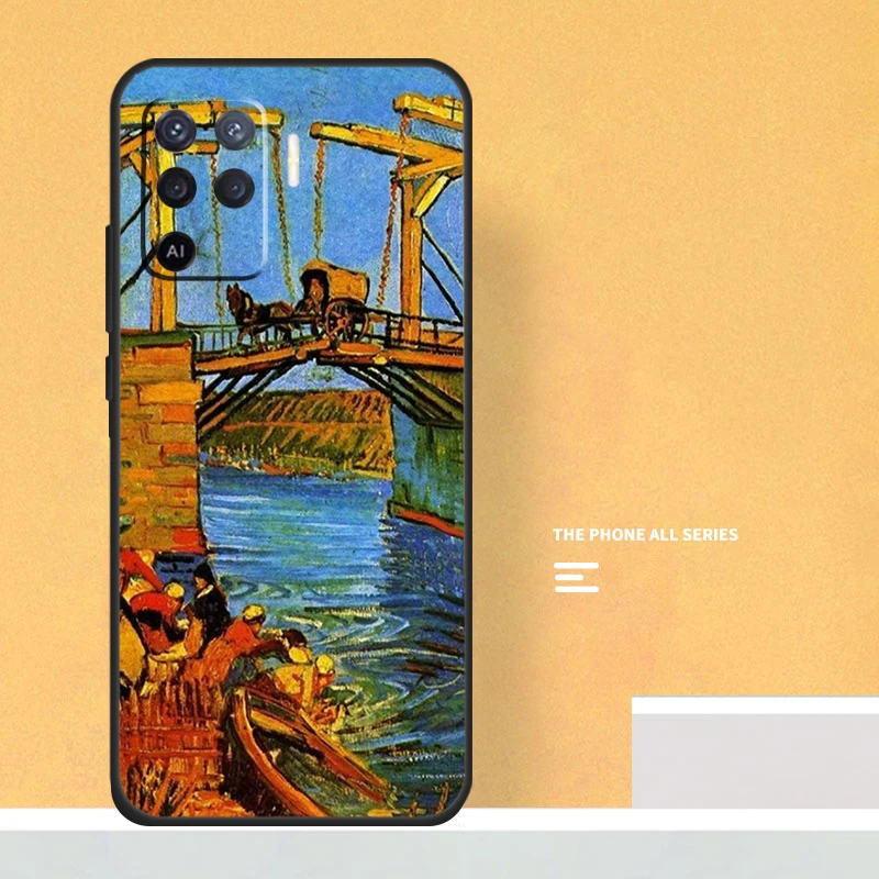 Van Gogh Starry Night Artistic Phone Case - Back Cover Design